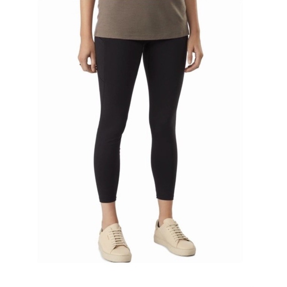 Arc'teryx Delaney Legging Women's Large Black 24" Inseam Hiking Outdoor Pockets